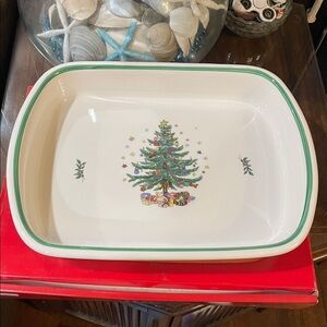 Nikko Christmas Ovenware Medium Lasagne Baking Dish🎄
